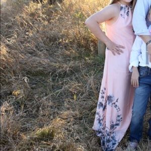 Vintage Halter Maxi Dress